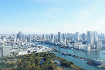 View of Hamarikyu Park