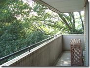 balcony of Ichigaya Funagawara Mout Royal Rent Tokyo Apartment