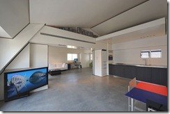 Living room designer's apartment