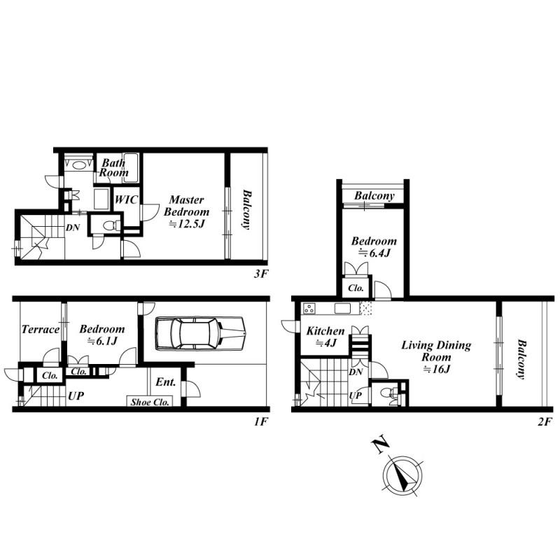 Unit details of Puremire Garden Hongo 1F PLAZA HOMES