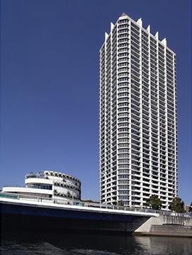 Exterior of M.M. Towers The East