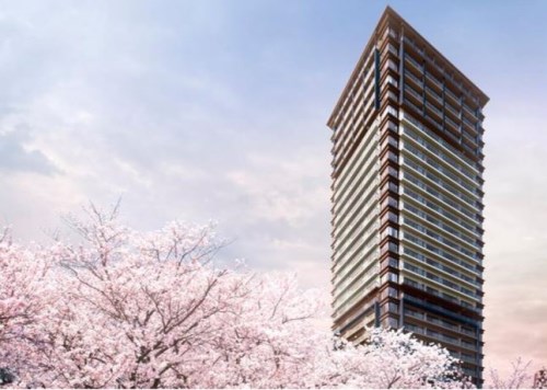 Exterior of Atlas Tower Gotanda