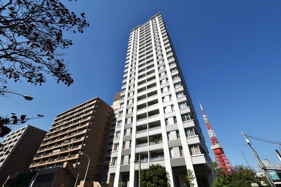 Sun Wood Mita Parkside Tower 4F 2BR Condominium for Sale in Tokyo PLAZA HOMES